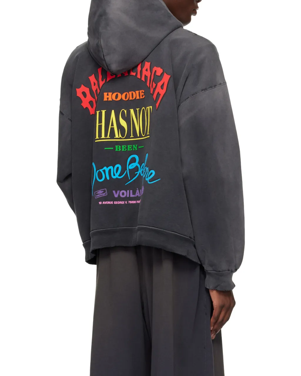 Graphic Printed Zip-Up Hoodie