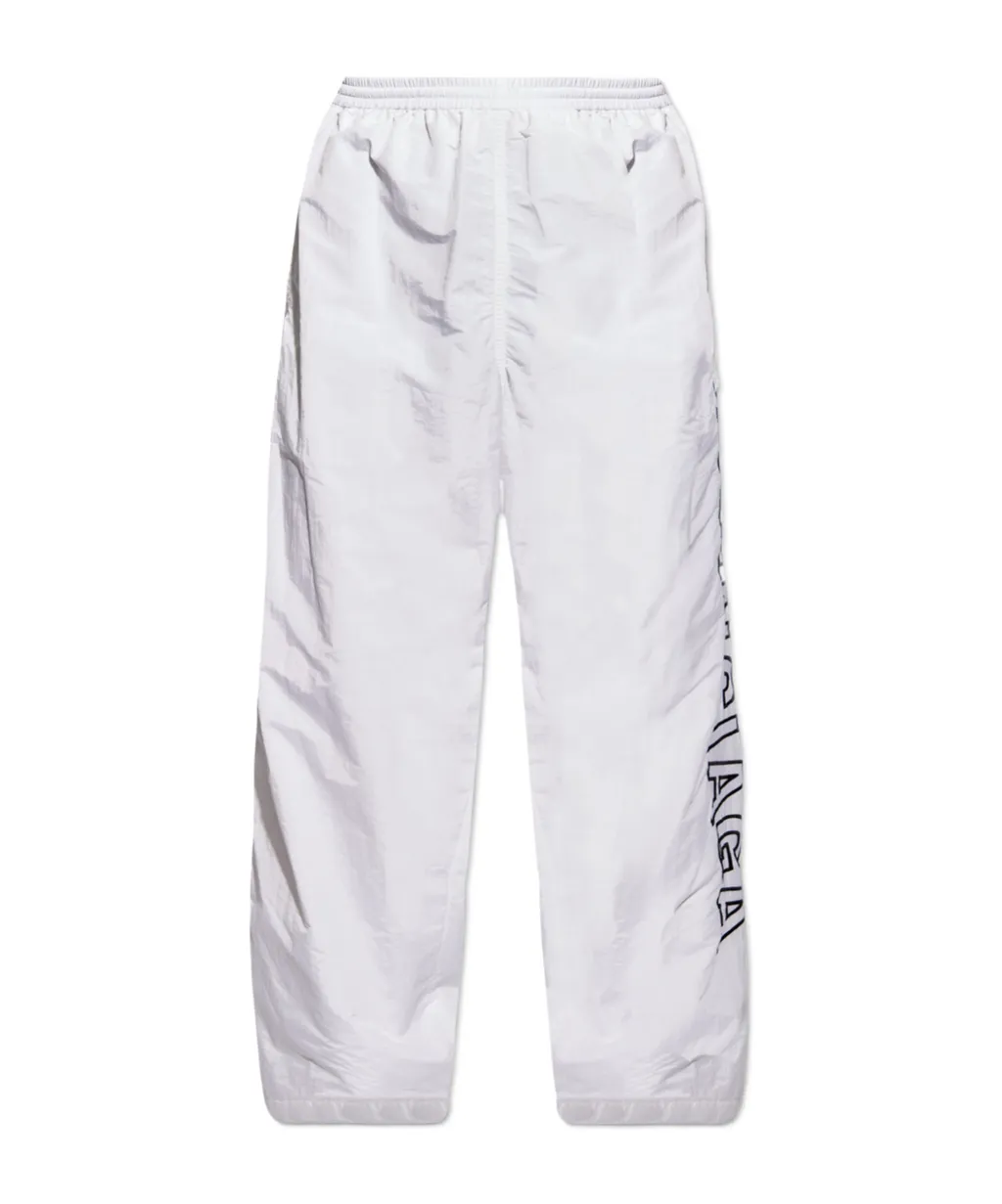 Logo Printed Elastic Waist Trackpants