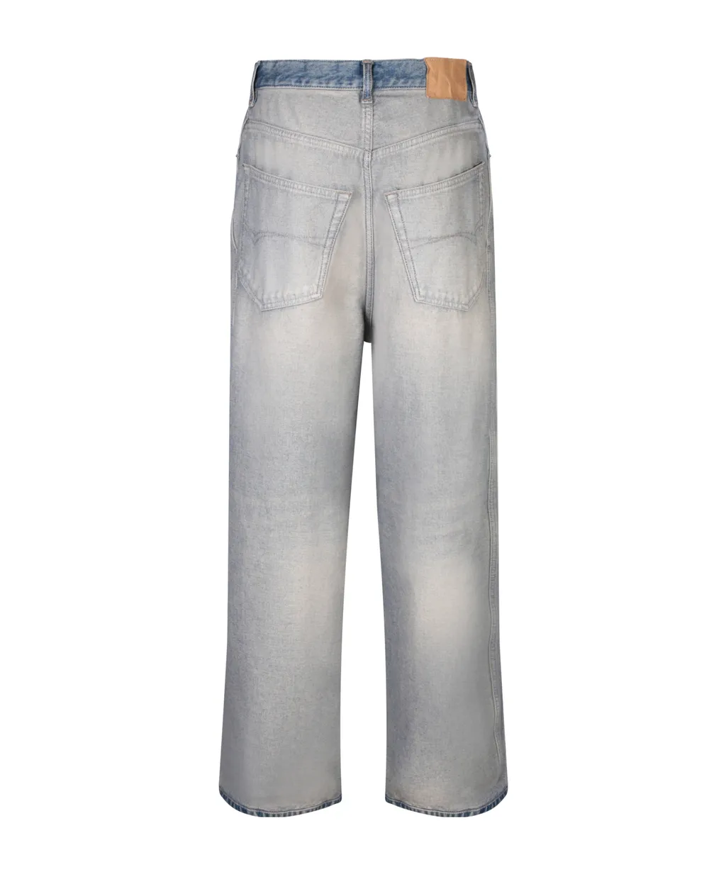 Logo Patch Oversized Jeans