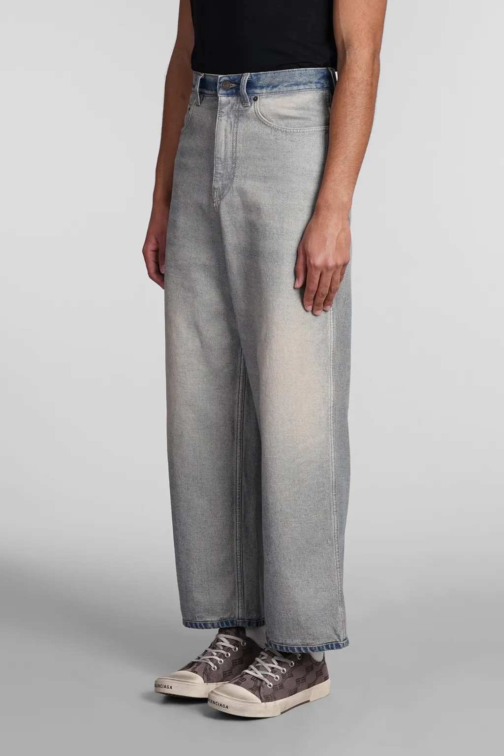 Logo Patch Oversized Jeans