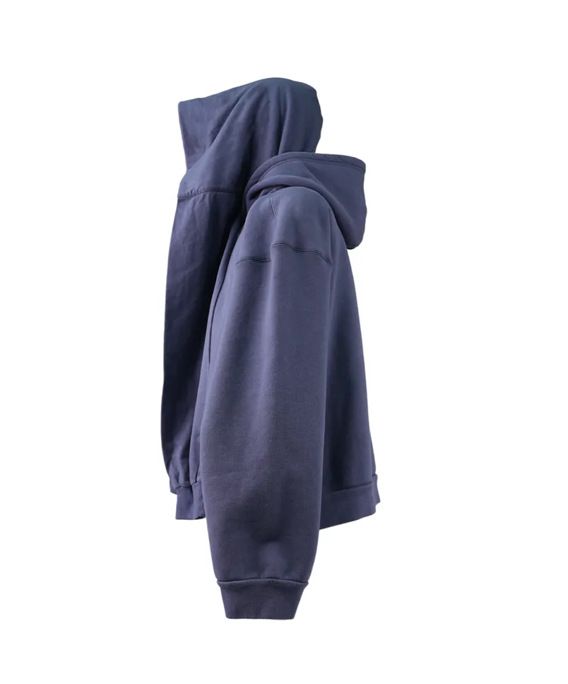 Zip-Up Long-Sleeved Hoodie