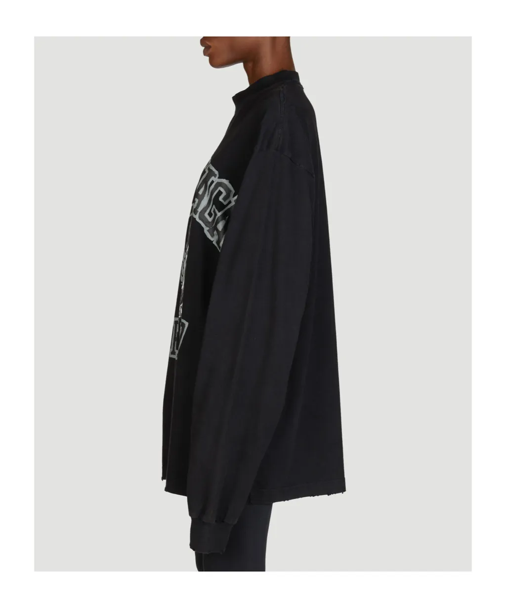 Logo-Print Long-Sleeve T-Shirt