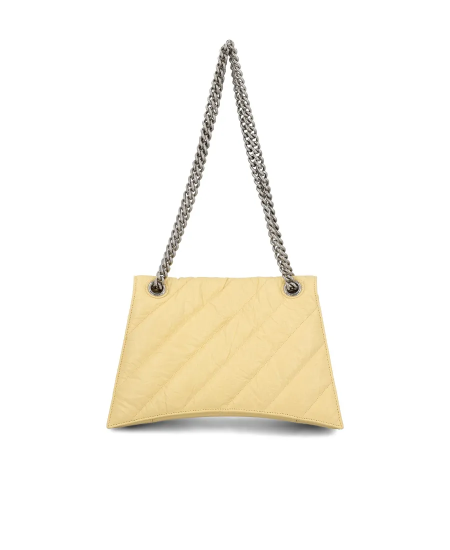 Crush Chain Quilted Medium Shoulder Bag