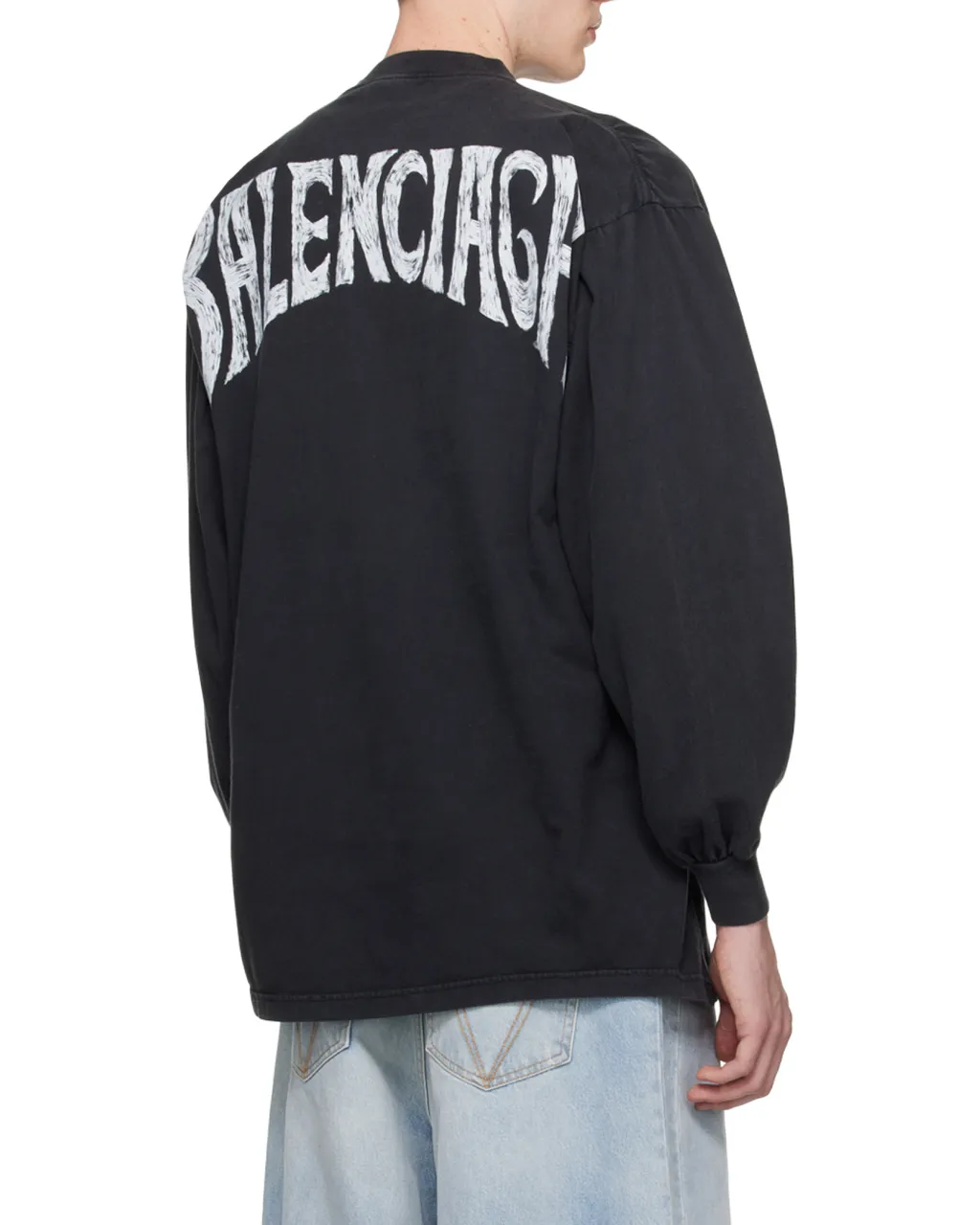Logo Printed Long-Sleeved Shirt
