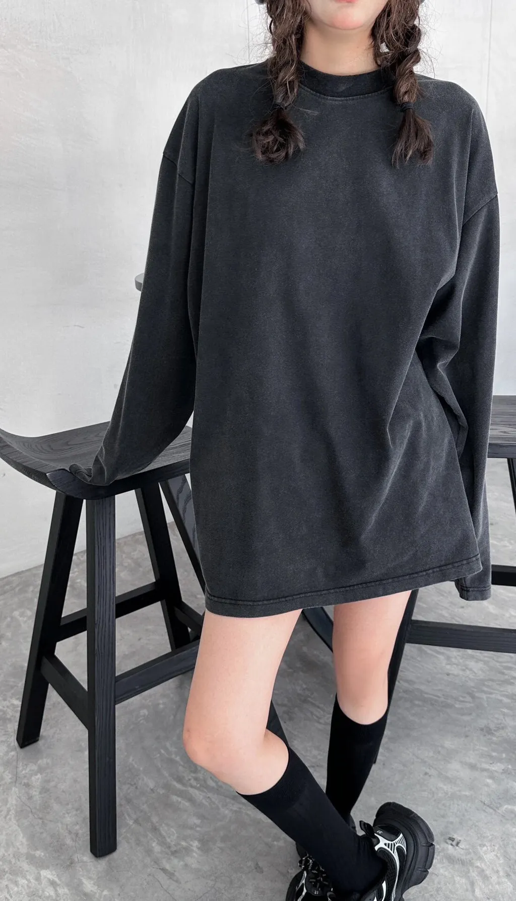Logo Printed Long-Sleeved Shirt