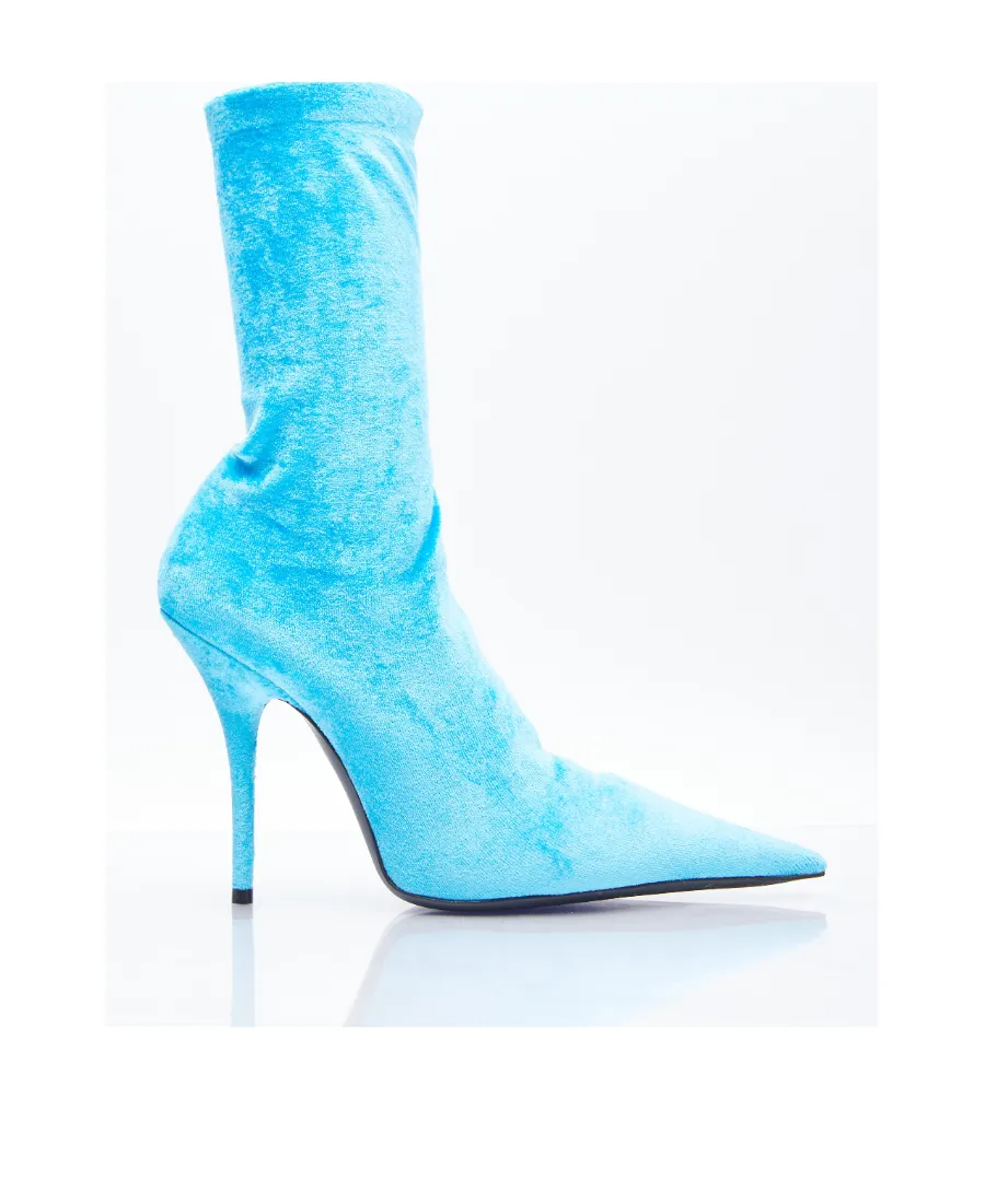 Knife Heeled Ankle Boots