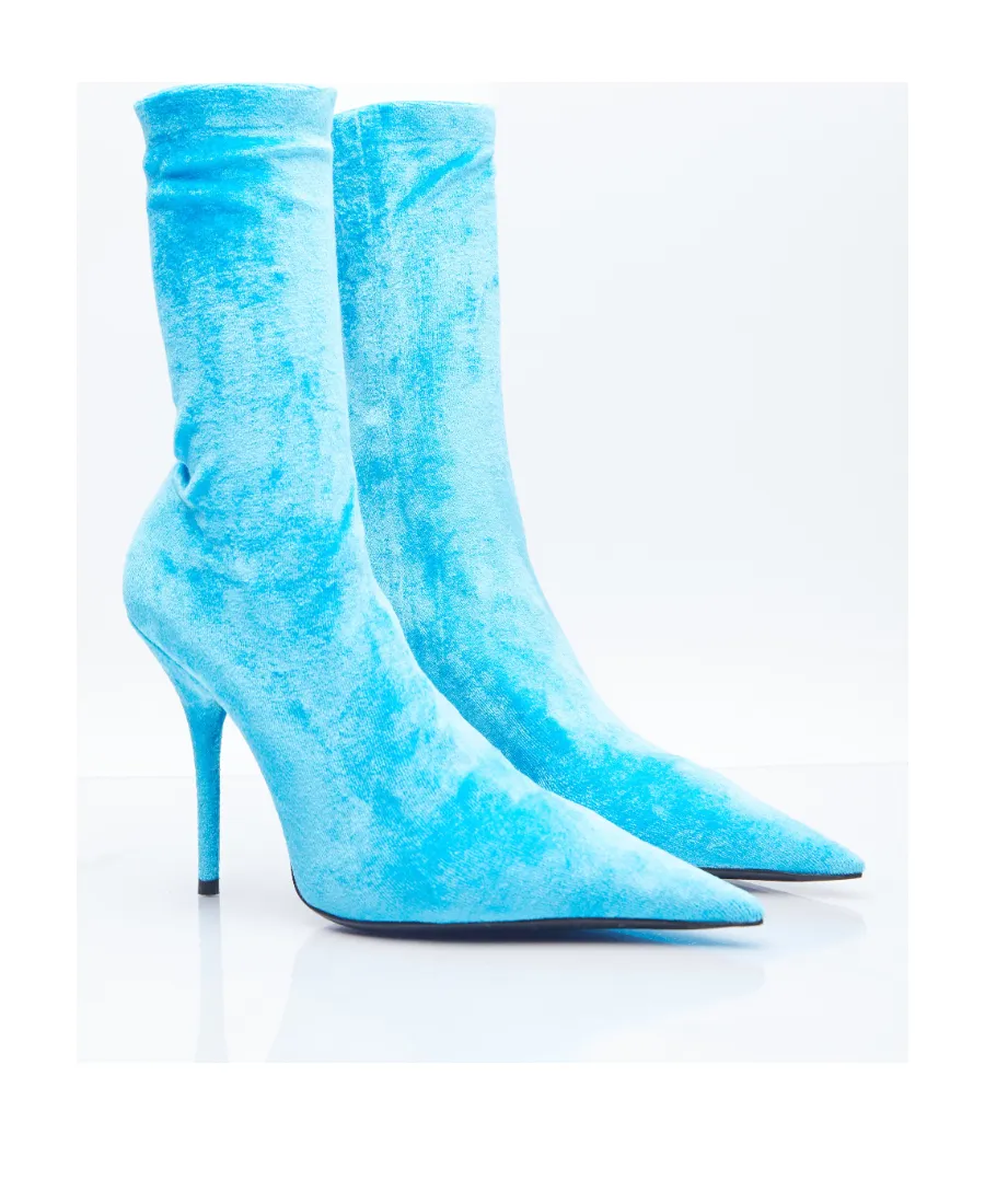 Knife Heeled Ankle Boots