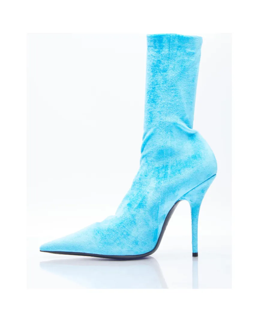Knife Heeled Ankle Boots