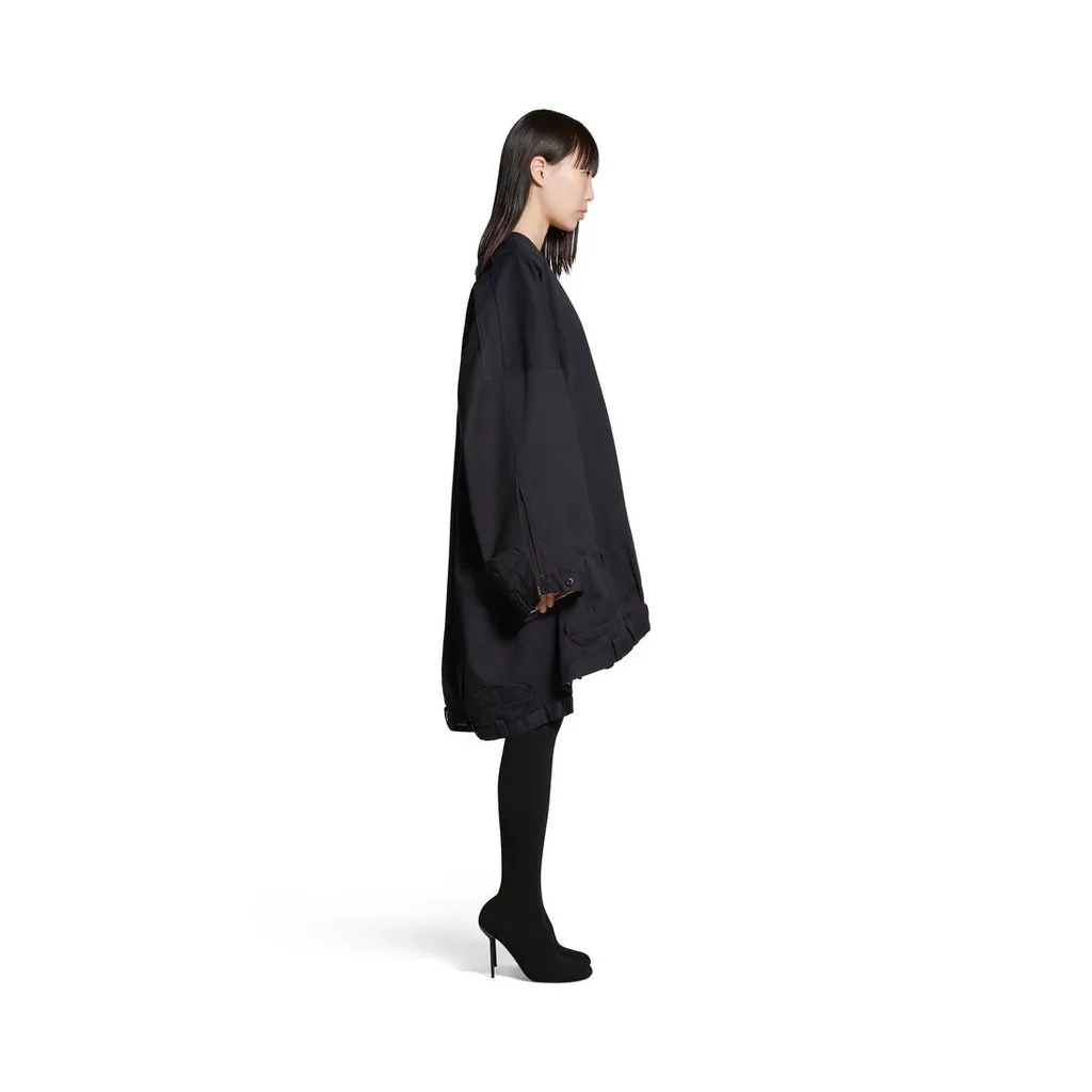 Upcycled Long Sleeve Vareuse Dress