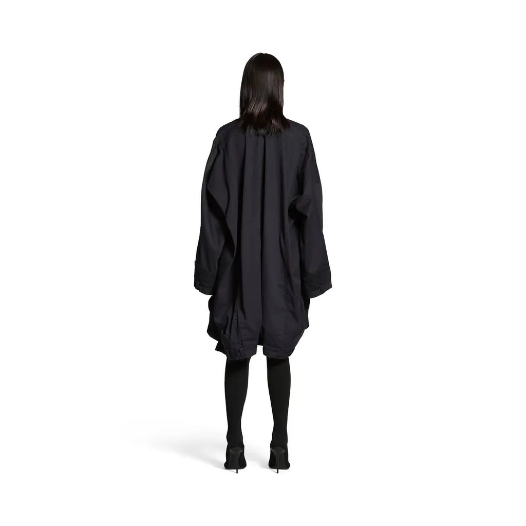Upcycled Long Sleeve Vareuse Dress