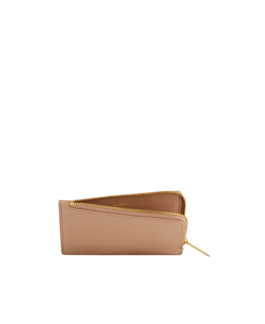 Logo-Print Leather Wallet