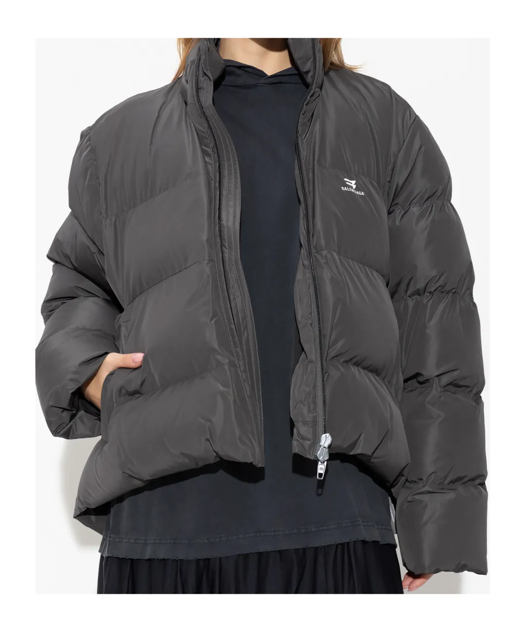 Logo Printed Padded Jacket