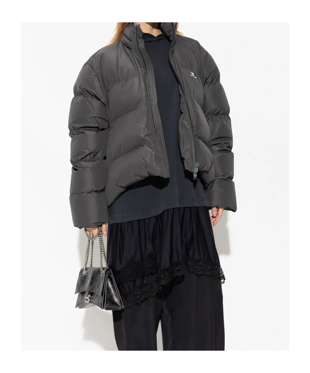 Logo Printed Padded Jacket