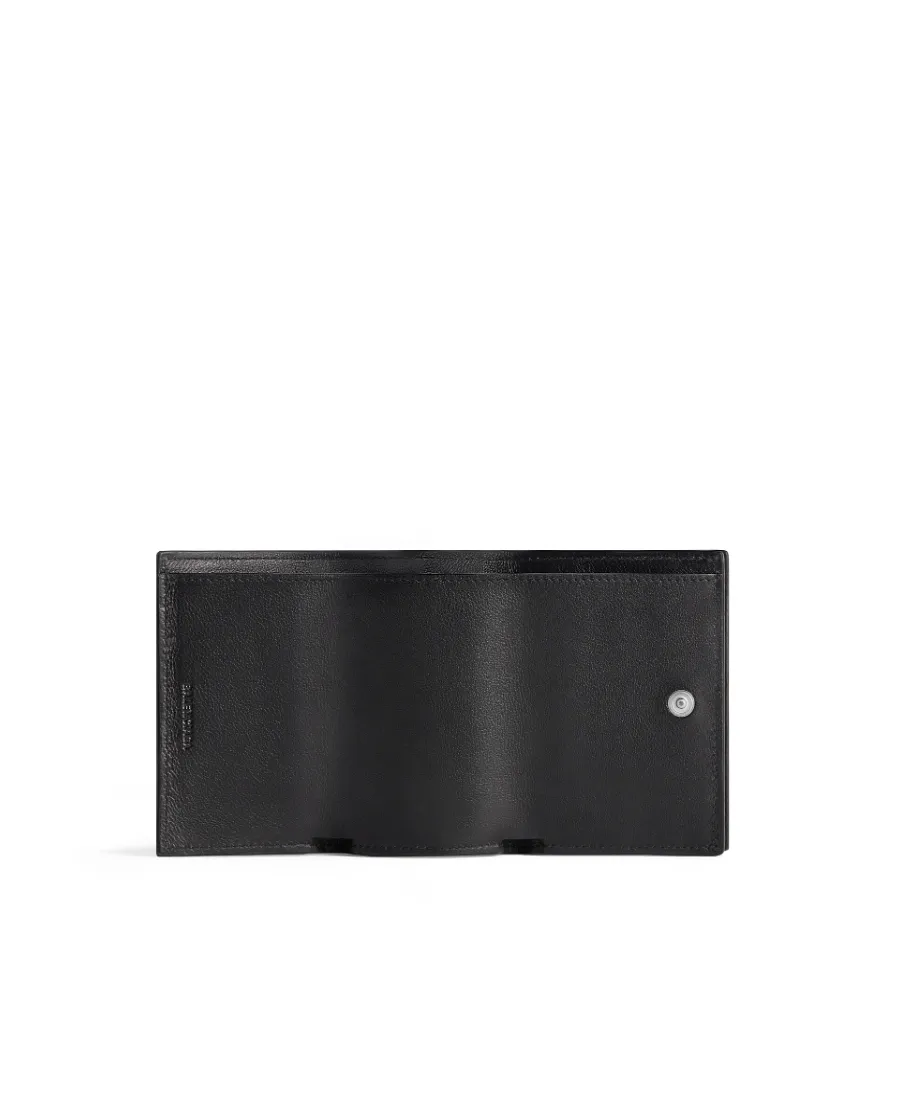 Allover Logo Printed Coin Mini Wallet