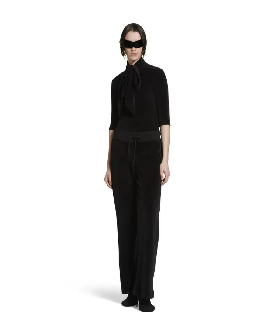 Turtleneck Scarf Fitted Top