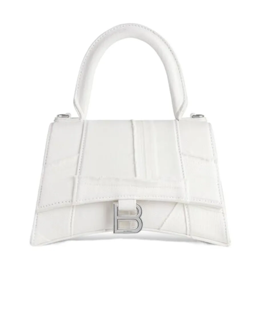 Mini Hourglass Logo-Plaque Bag