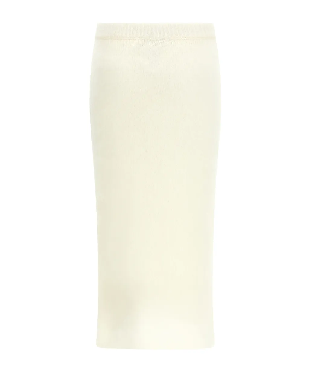 Mohair-Blend Midi Skirt