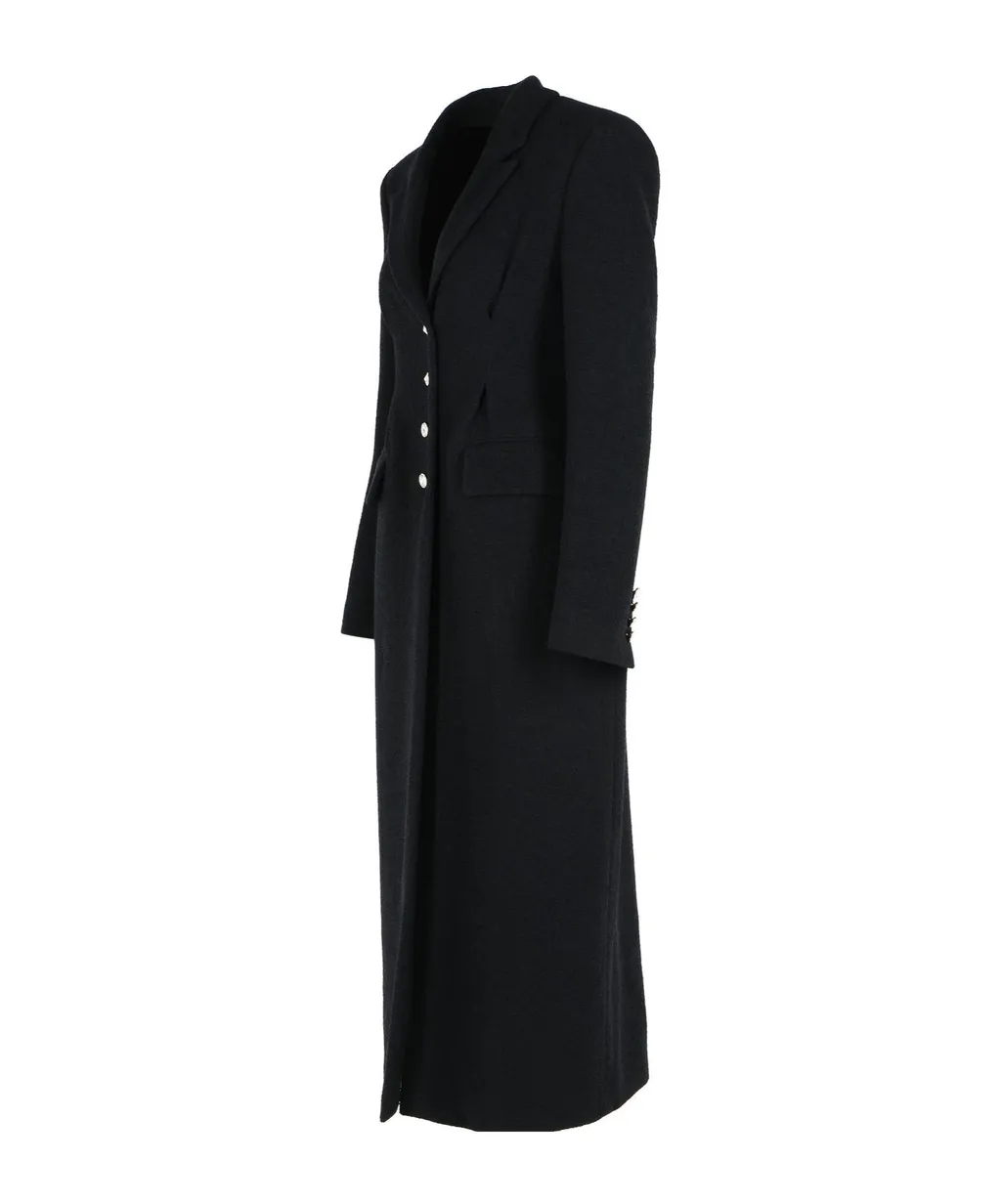 Jewel-Buttoned Coat