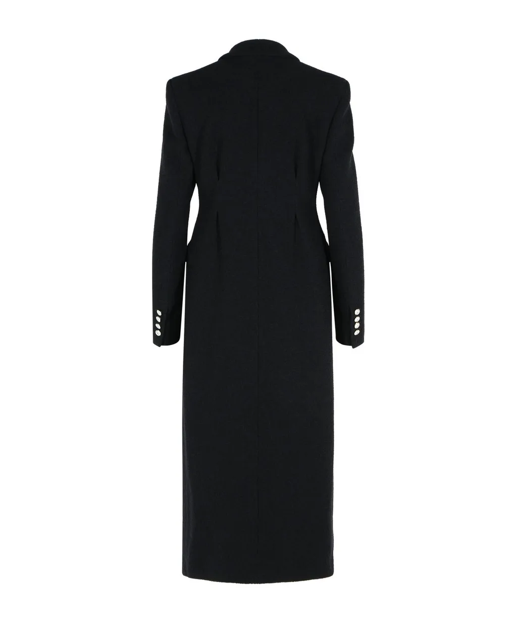 Jewel-Buttoned Coat