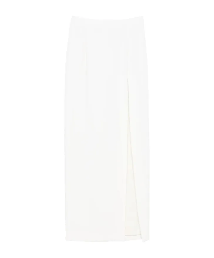 Split-Front Midi Skirt