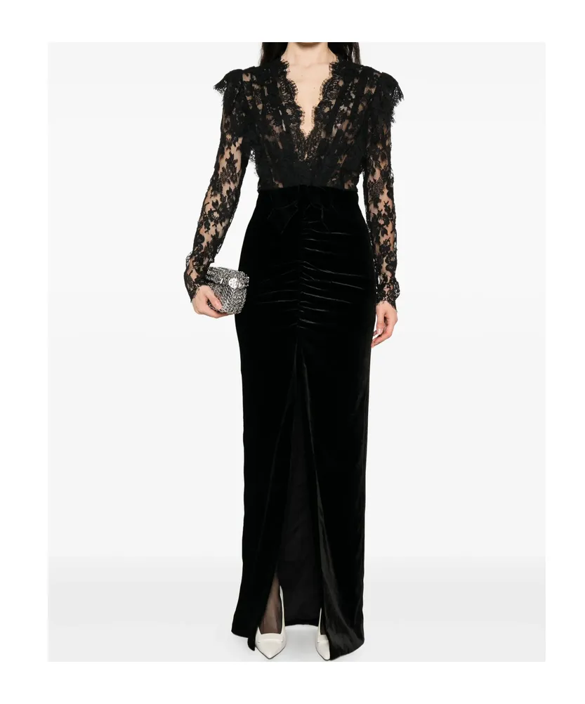 Lace-Embellished Dress