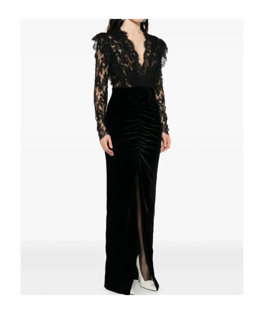 Lace-Embellished Dress