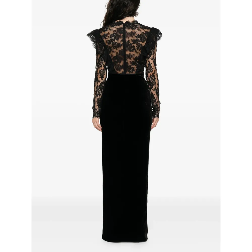 Lace-Embellished Dress
