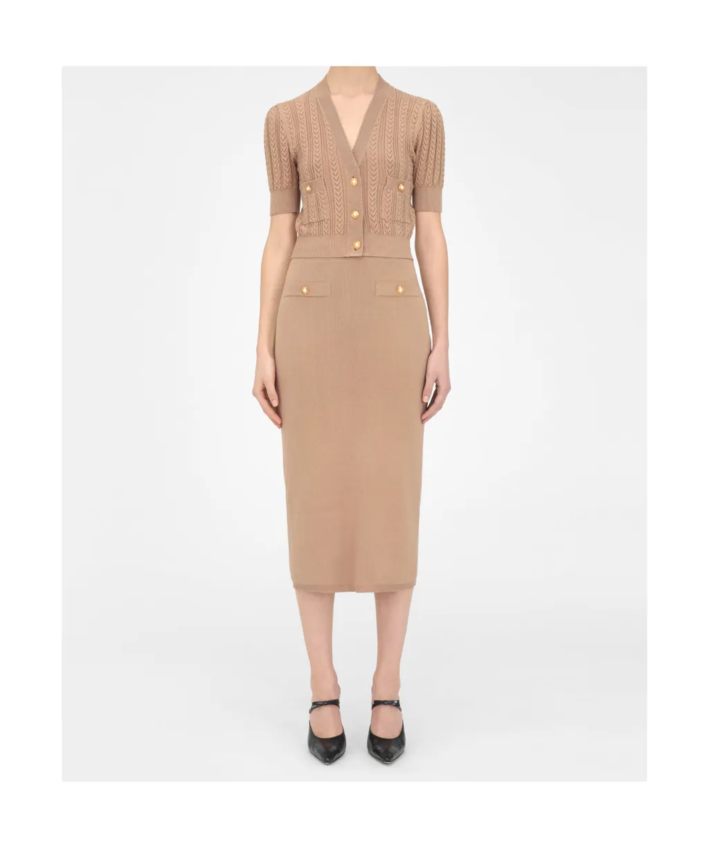 Elastic Waist Skirt
