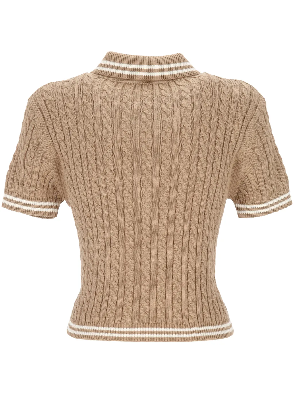 Braided Polo Shirt
