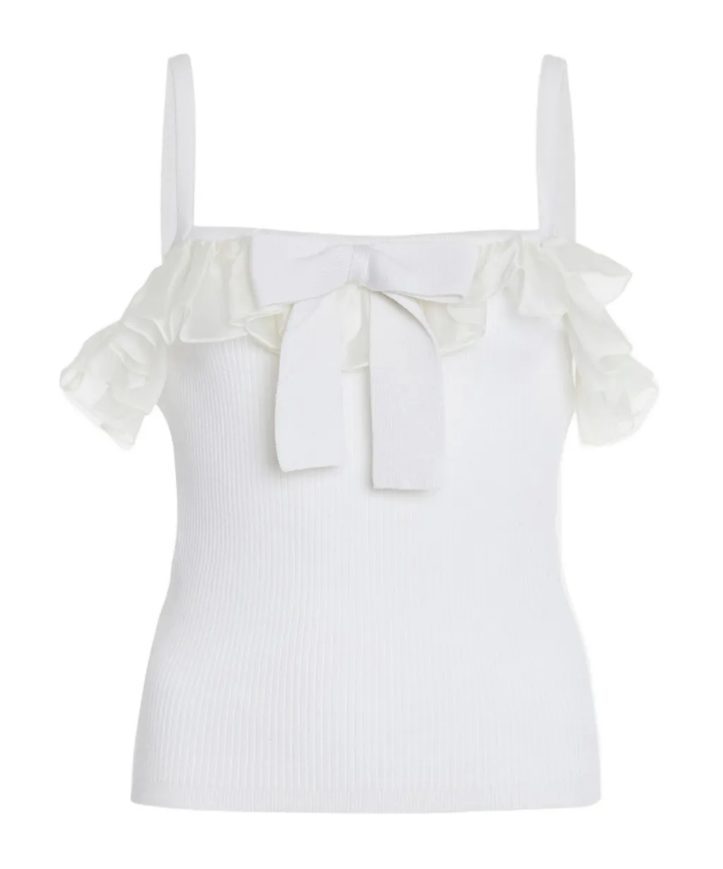 Bow Ruffled Top