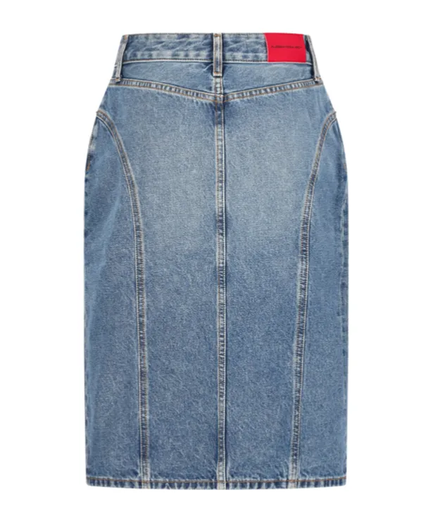 Denim Pencil Skirt