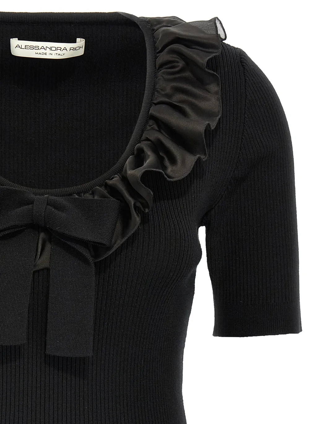 Bow Ruffled T-Shirt