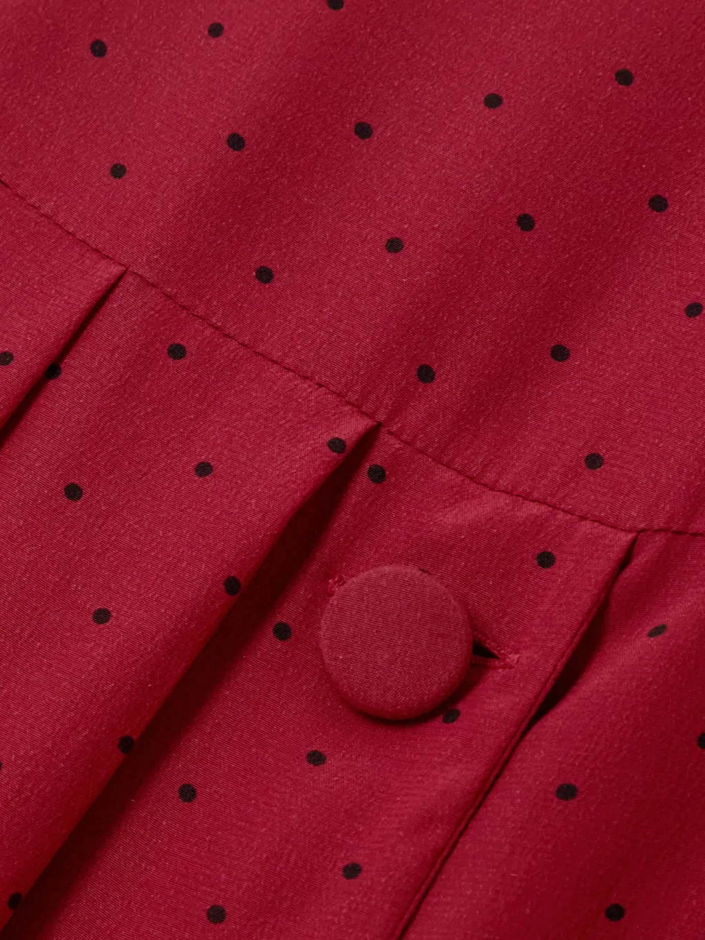 Polka-Dot Midi Skirt