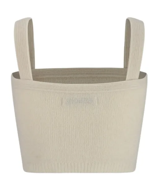Sleeveless Ribbed-Knit Top