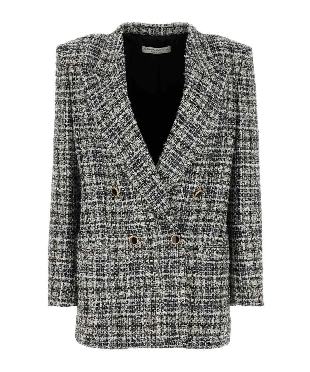 Checked Tweed Jacket