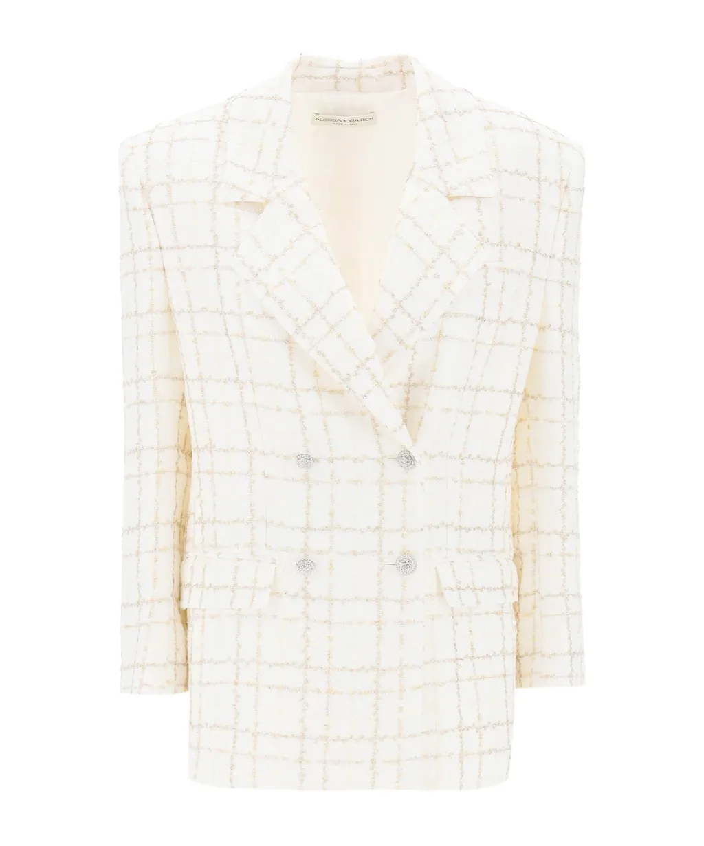 Double Breasted Tweed Jacket