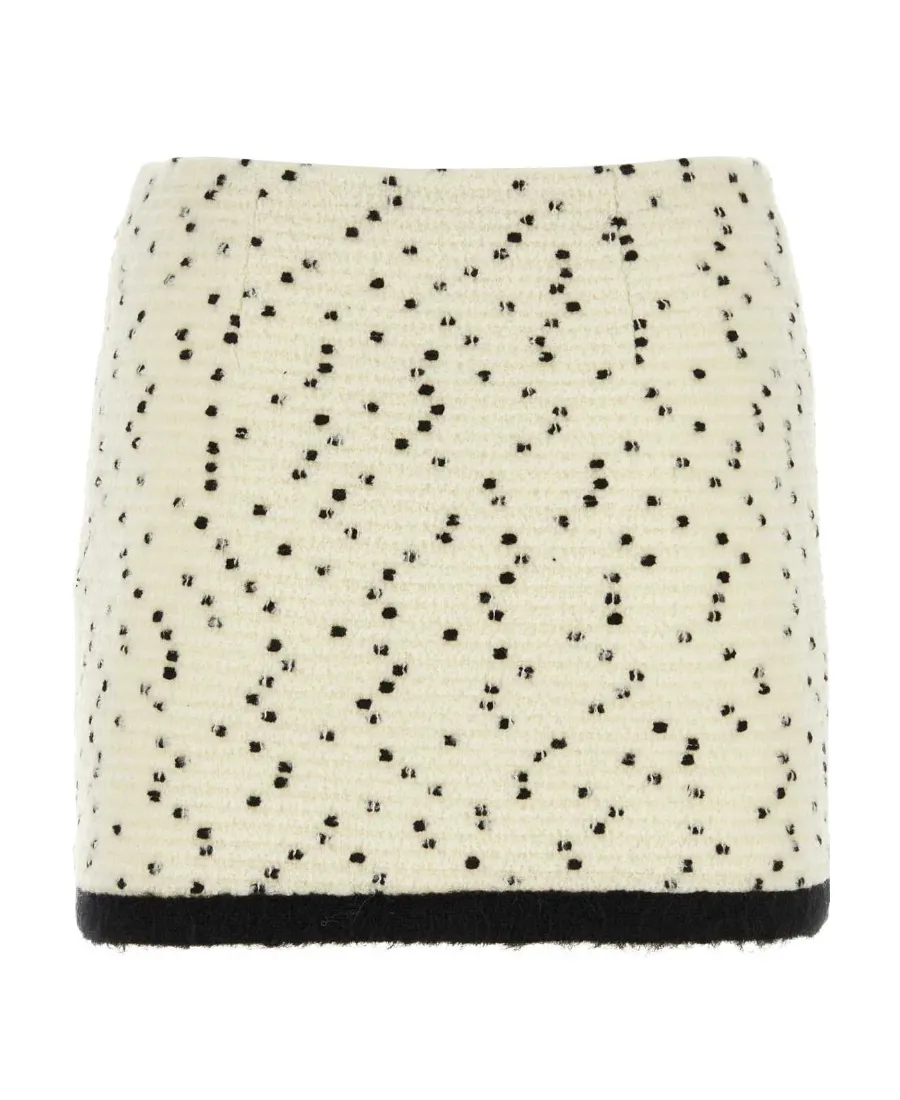 Bouclé Wool-Blend Miniskirt