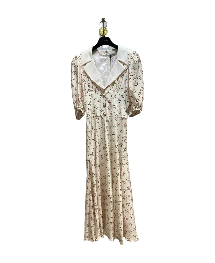 Printed Silk Dress