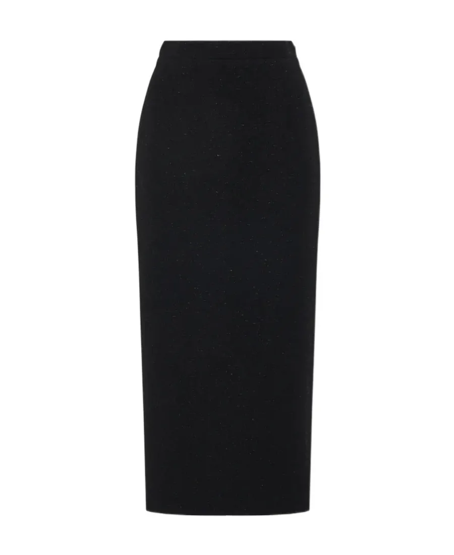 Brushed High-Waisted Skirt