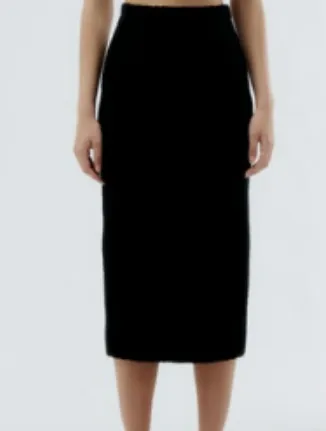 Brushed High-Waisted Skirt