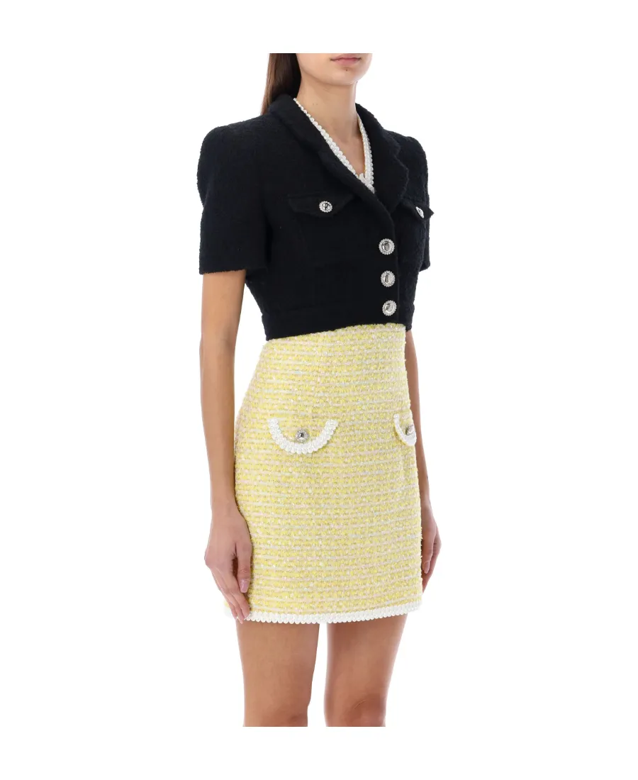 Short-Sleeve Crop Jacket