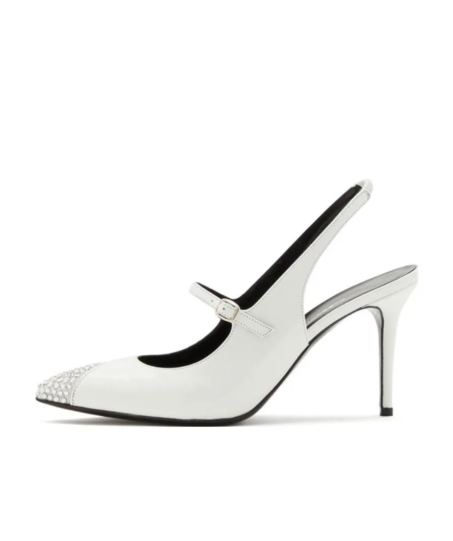 Embellished Slingback Pumps