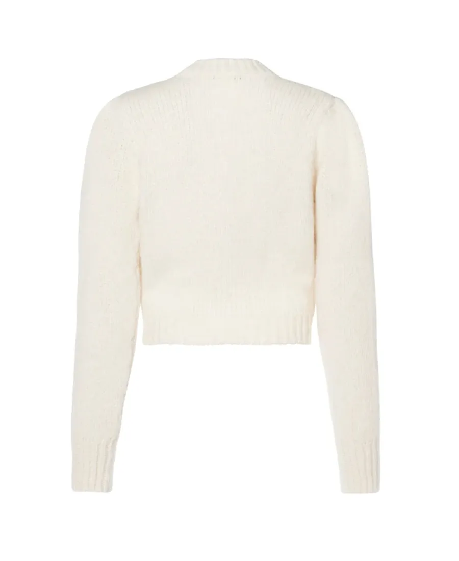 V-Neck Button-Fastening Cardigan