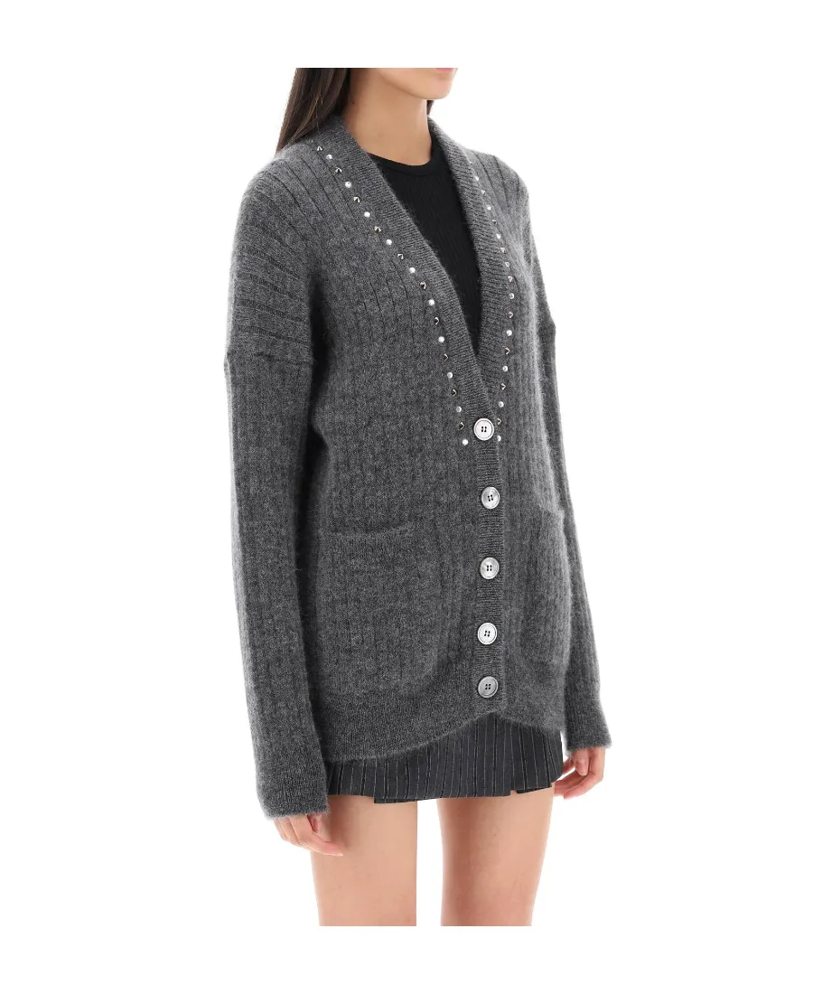 Embellished V-Neck Cardigan
