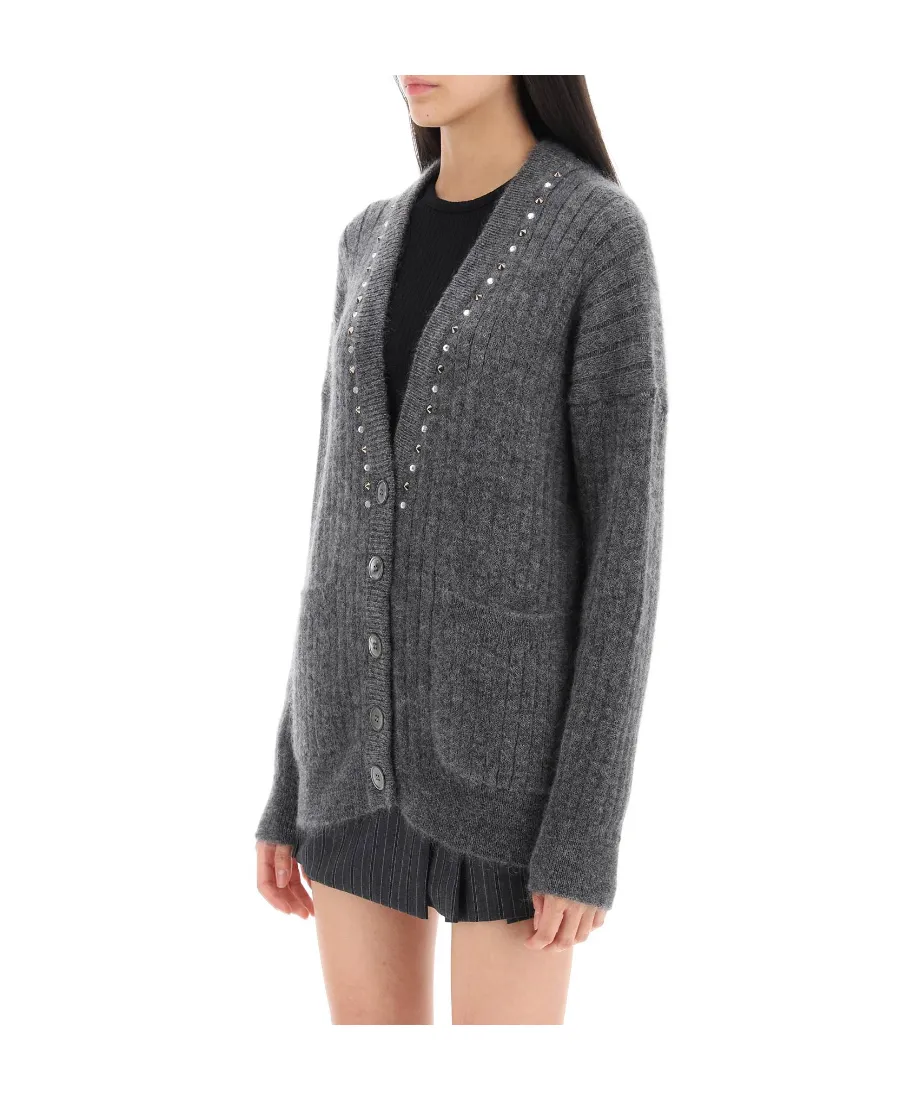 Embellished V-Neck Cardigan