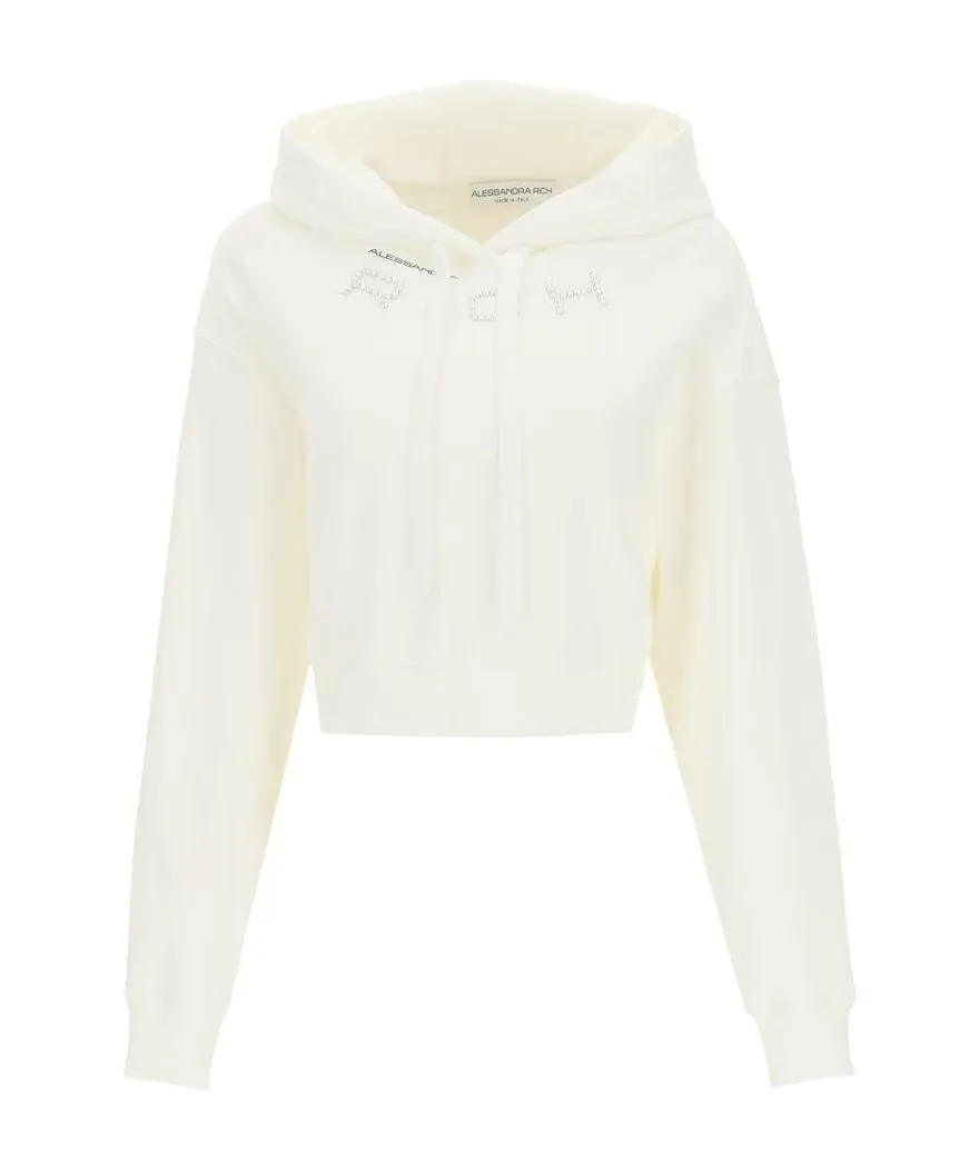 Embellished Logo Hoodie