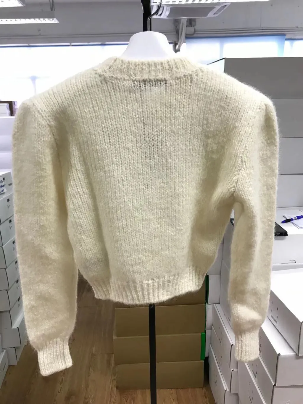 Floral Embroidery Cable-Knit Jumper