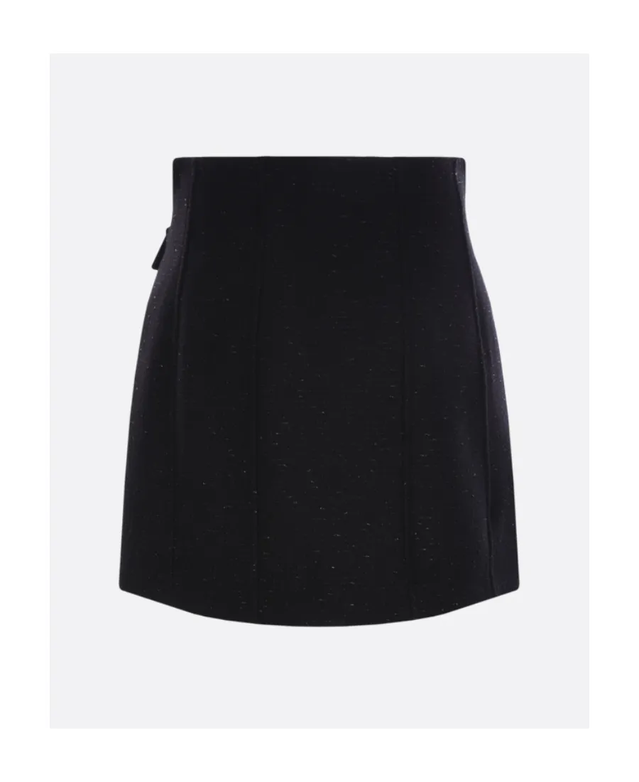 Bouclé A-Line Miniskirt