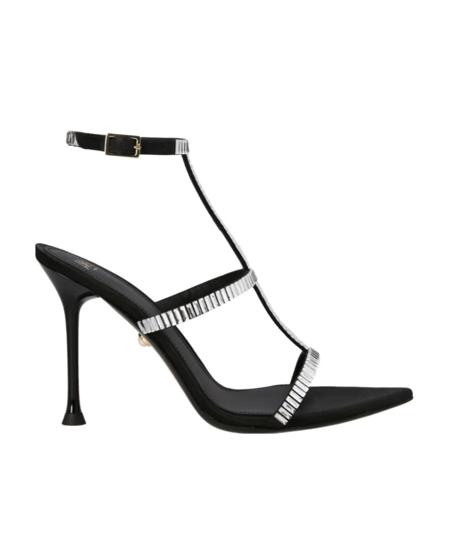 Lisa Crystal-Embellished Sandals