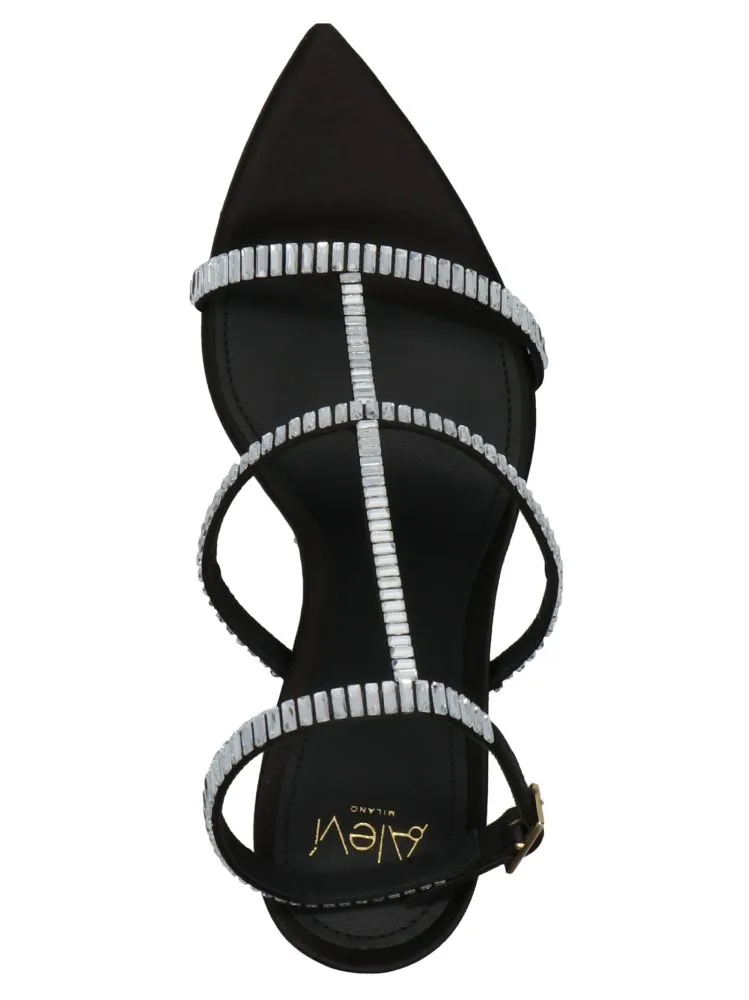 Lisa Crystal-Embellished Sandals